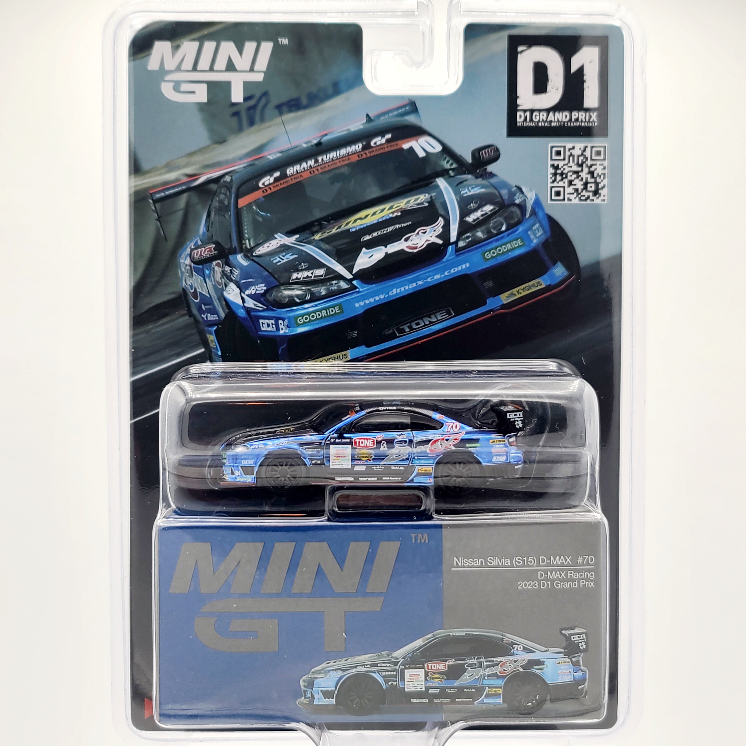 MINI GT Nissan Silvia S15 D-MAX #70 - 1:64, 2023 D1 Grand Prix (2025 Limited Edition)